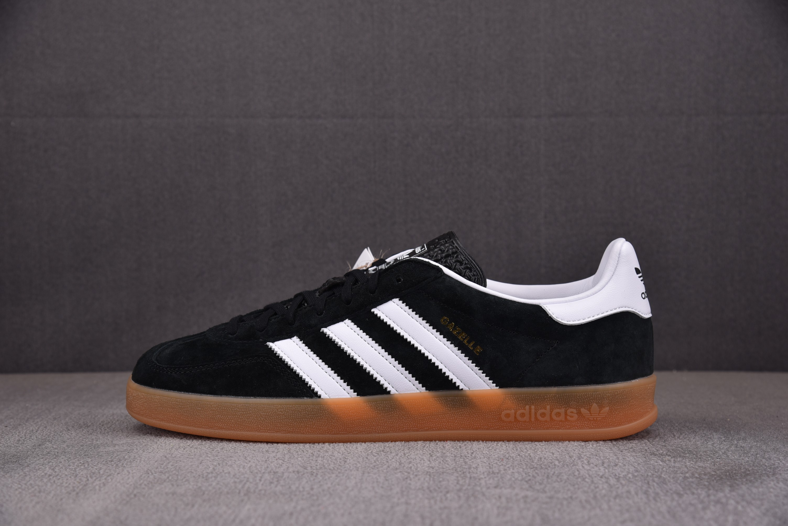 【M】AD Originals Gazelle Indoor 乌黑 H06259 아디다스