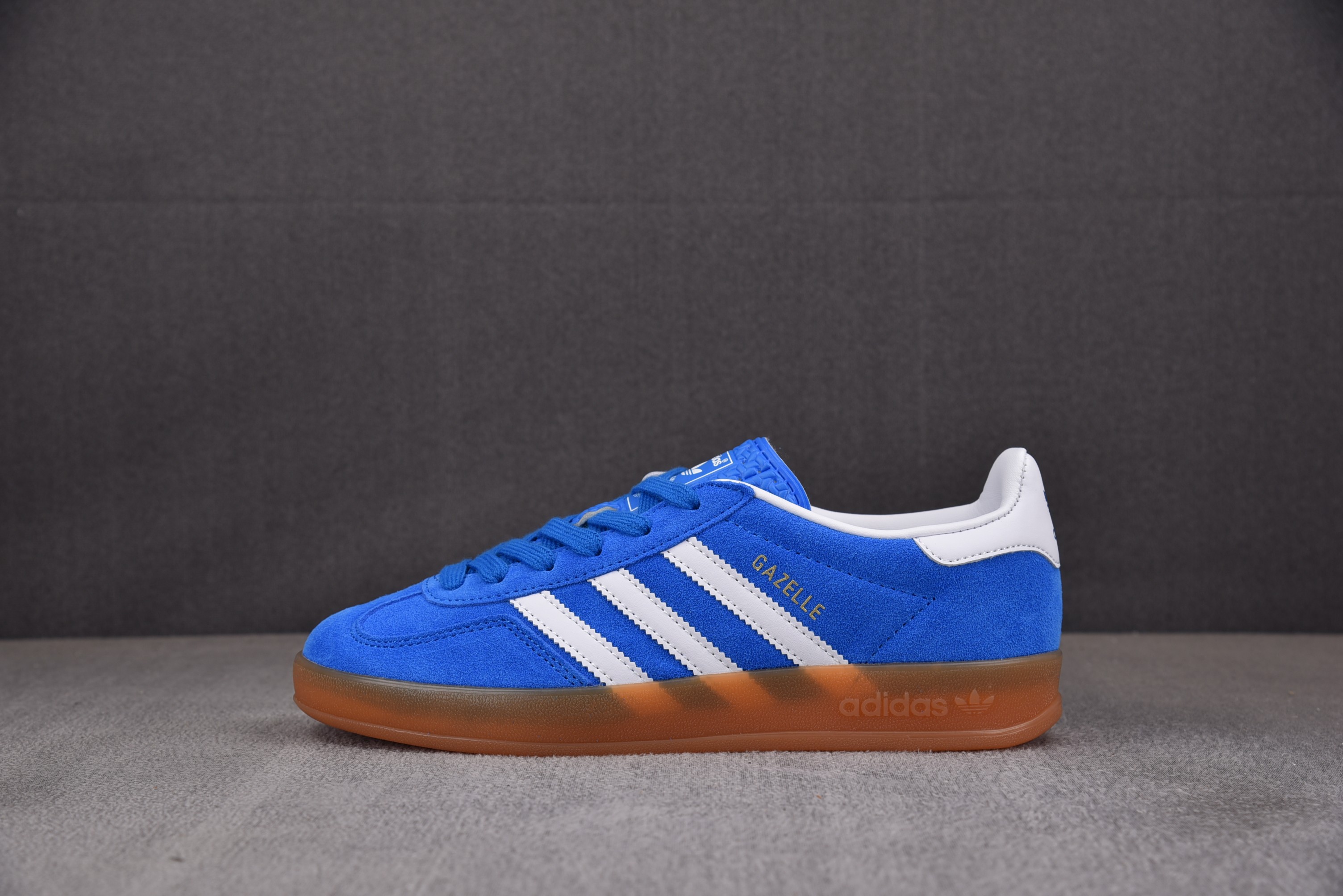 【TOP】AD Gazelle Indoor Blue Bird Cloud White 蓝白 JI2061 아디다스