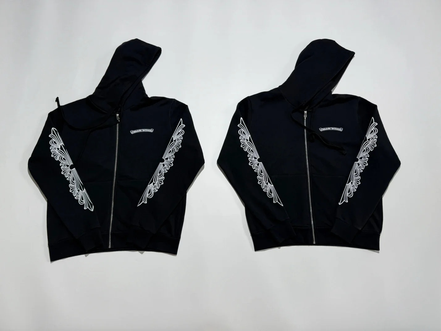 [꼬부기셀러] Chrome Hearts 크롬하츠 Aspen 도시 한정 스크롤 아트 집업 후드